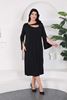 Picture of PLUS SIZE DRESS WITH SLIT SLEEVE